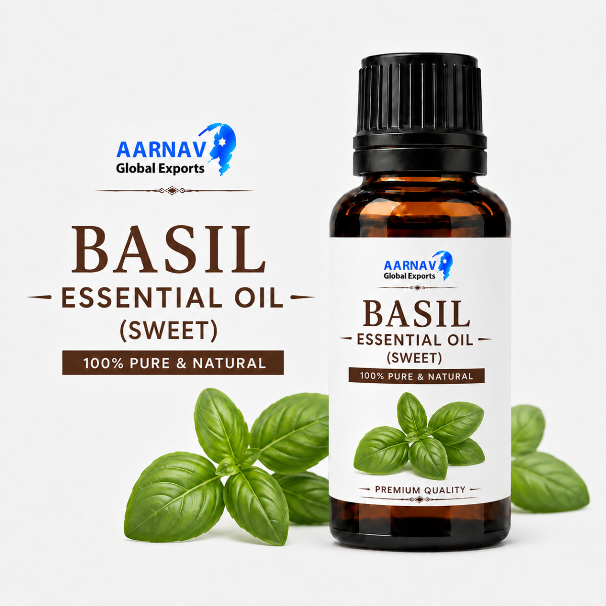 Basil Essential Oil (Sweet)